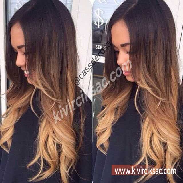 Koyu Saça Ombre Uygulaması Nasıl Yapılır? Kıvırcık Saç