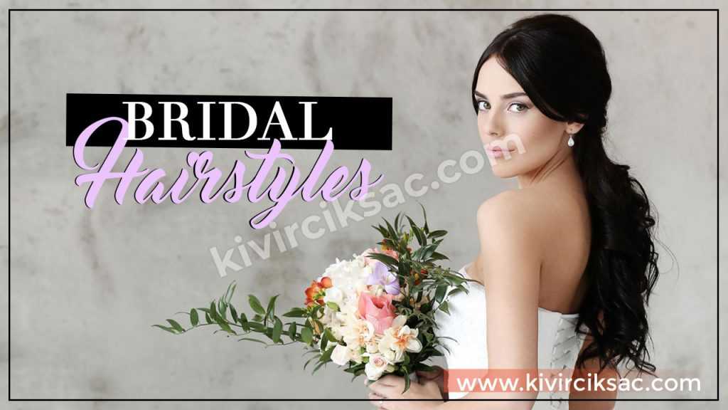 How should the bridal hair be?